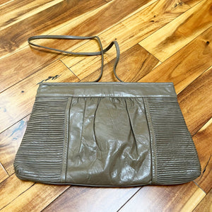 Vendome Taupe Leather Purse