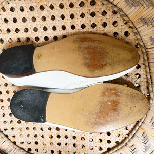 Ashton White Loafers (M9) (W10 1/2)