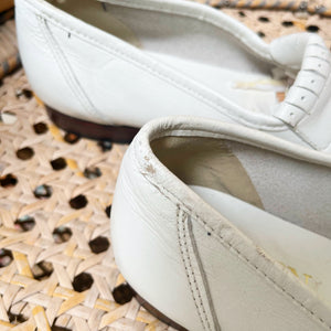 Ashton White Loafers (M9) (W10 1/2)