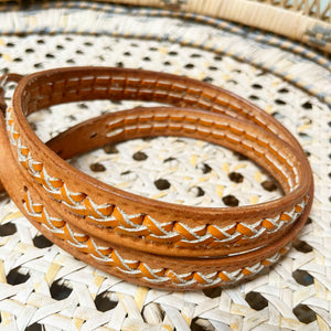 Braided Leather Belt