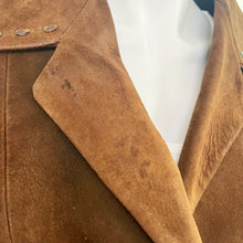 Load image into Gallery viewer, Stitch Collar Suede Jacket
