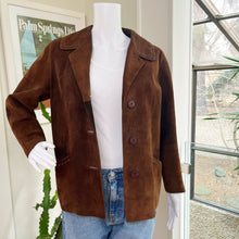 Load image into Gallery viewer, Stitch Collar Suede Jacket
