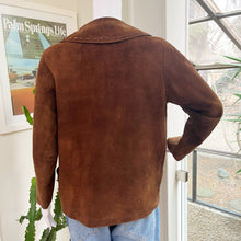 Load image into Gallery viewer, Stitch Collar Suede Jacket
