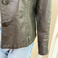 Load image into Gallery viewer, Danier Black Leather Jacket
