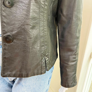 Danier Black Leather Jacket