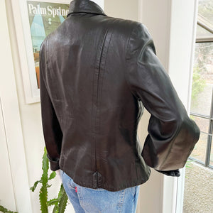 Danier Black Leather Jacket