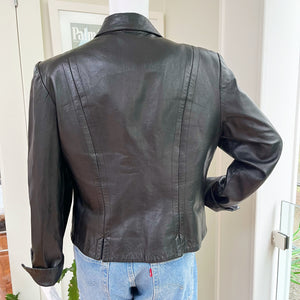 Danier Black Leather Jacket