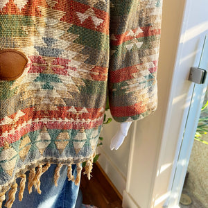 Navajo Toggle Blanket Coat