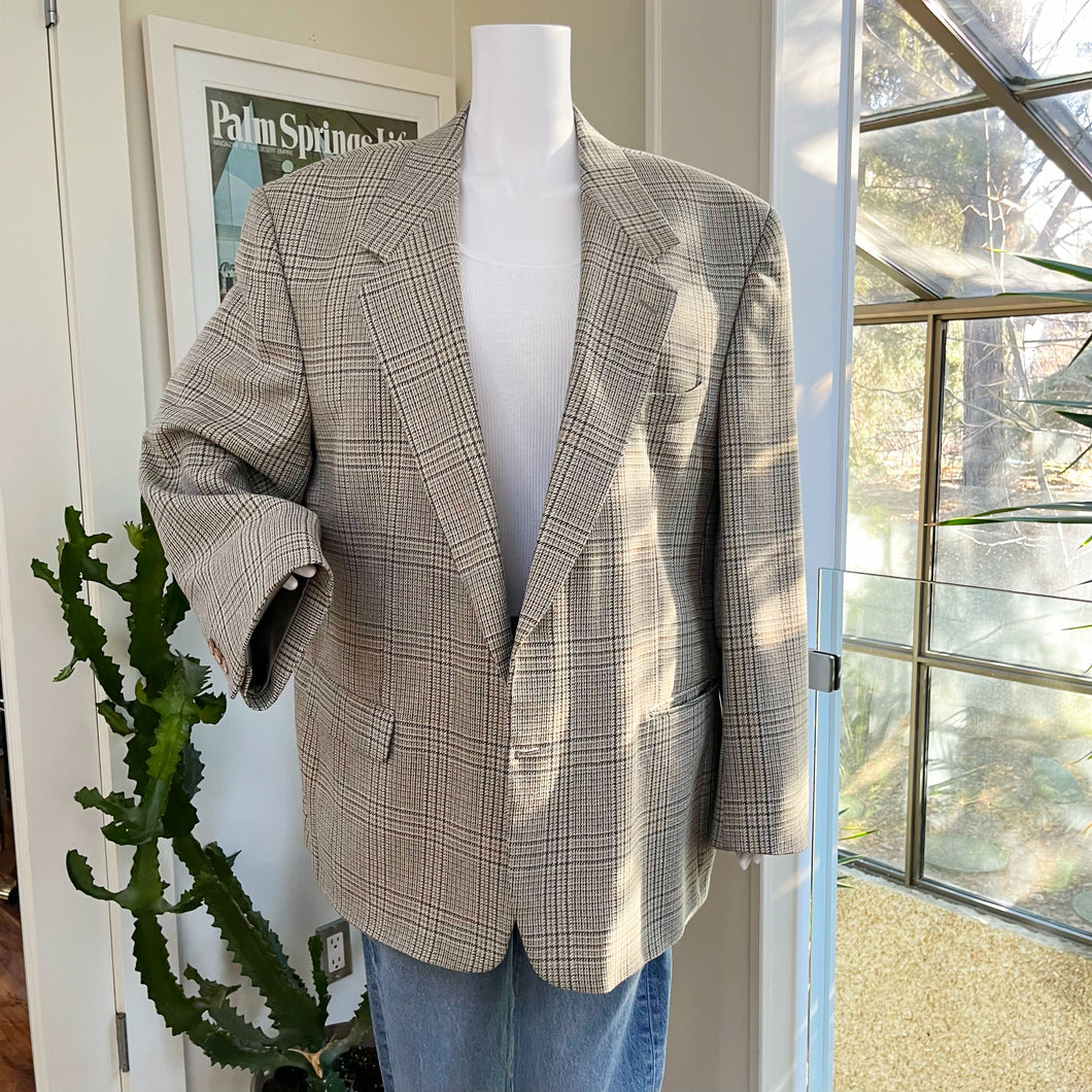 Arthur Silk&Wool Check Blazer