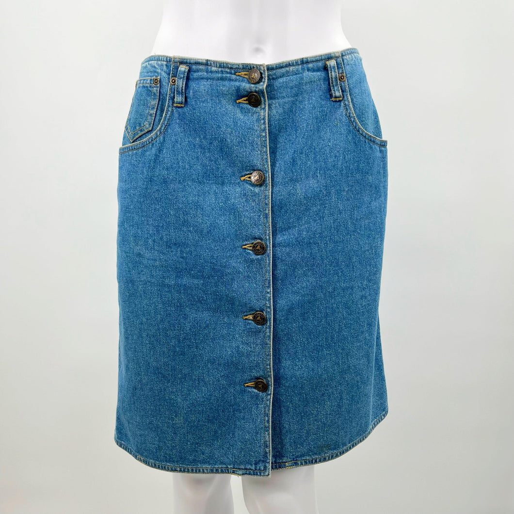 Liz Wear Denim Skirt