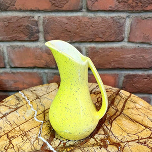 Yellow Speckle Pitcher