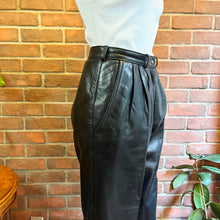 Load image into Gallery viewer, DiCapra Black Leather Pants
