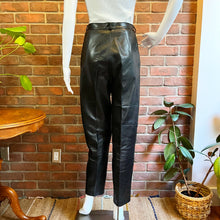 Load image into Gallery viewer, DiCapra Black Leather Pants
