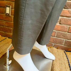 Debbie Shuchat Grey Leather Pant