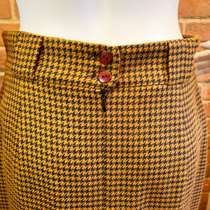 JNY Caramel Houndstooth Skirt