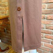 Load image into Gallery viewer, Simon Chang Brown Wool Pencil Skirt
