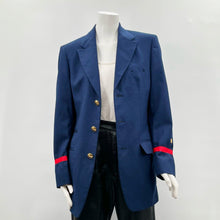 Load image into Gallery viewer, Military Navy Blazer
