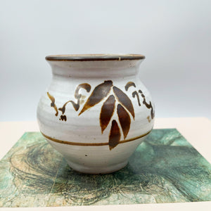 Cream Pottery Pot