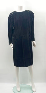 Bagatelle Black Suede Dress