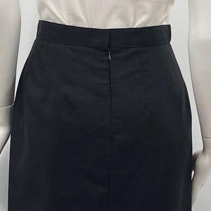 Thai Silk Black&Gold Pencil Skirt