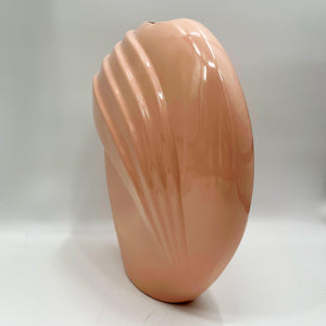 Round Blush Fan Vase