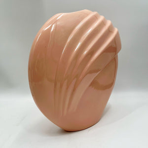 Round Blush Fan Vase