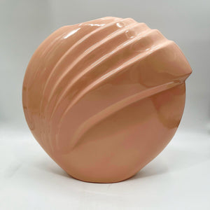 Round Blush Fan Vase