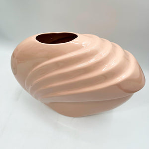 Round Blush Fan Vase