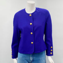 Load image into Gallery viewer, Mr Jax Indigo Gold Button Blazer
